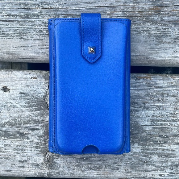 Rebecca Minkoff Royal Blue TriFold Wallet/Phone Case - Picture 6 of 6